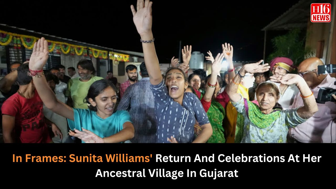 In Frames: Sunita Williams' Return And Celebrations At Her Ancestral Village In Gujarat