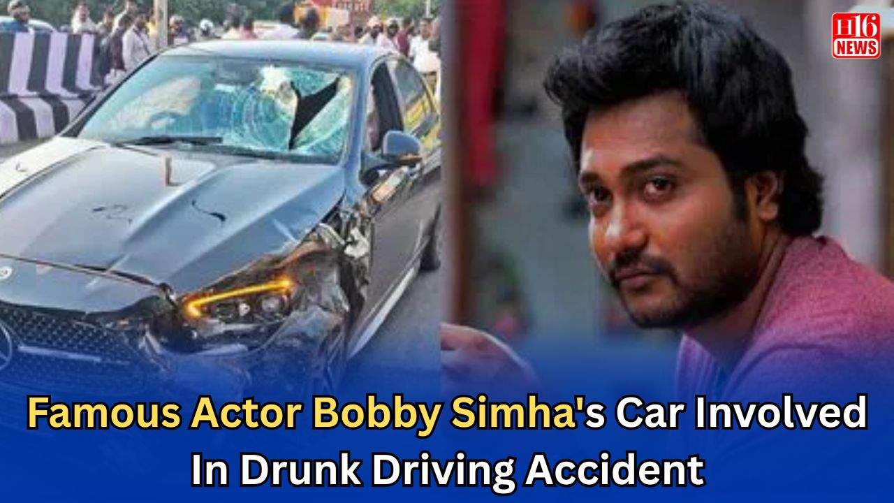 Famous Actor Bobby Simha's Car Involved In Drunk Driving Accident