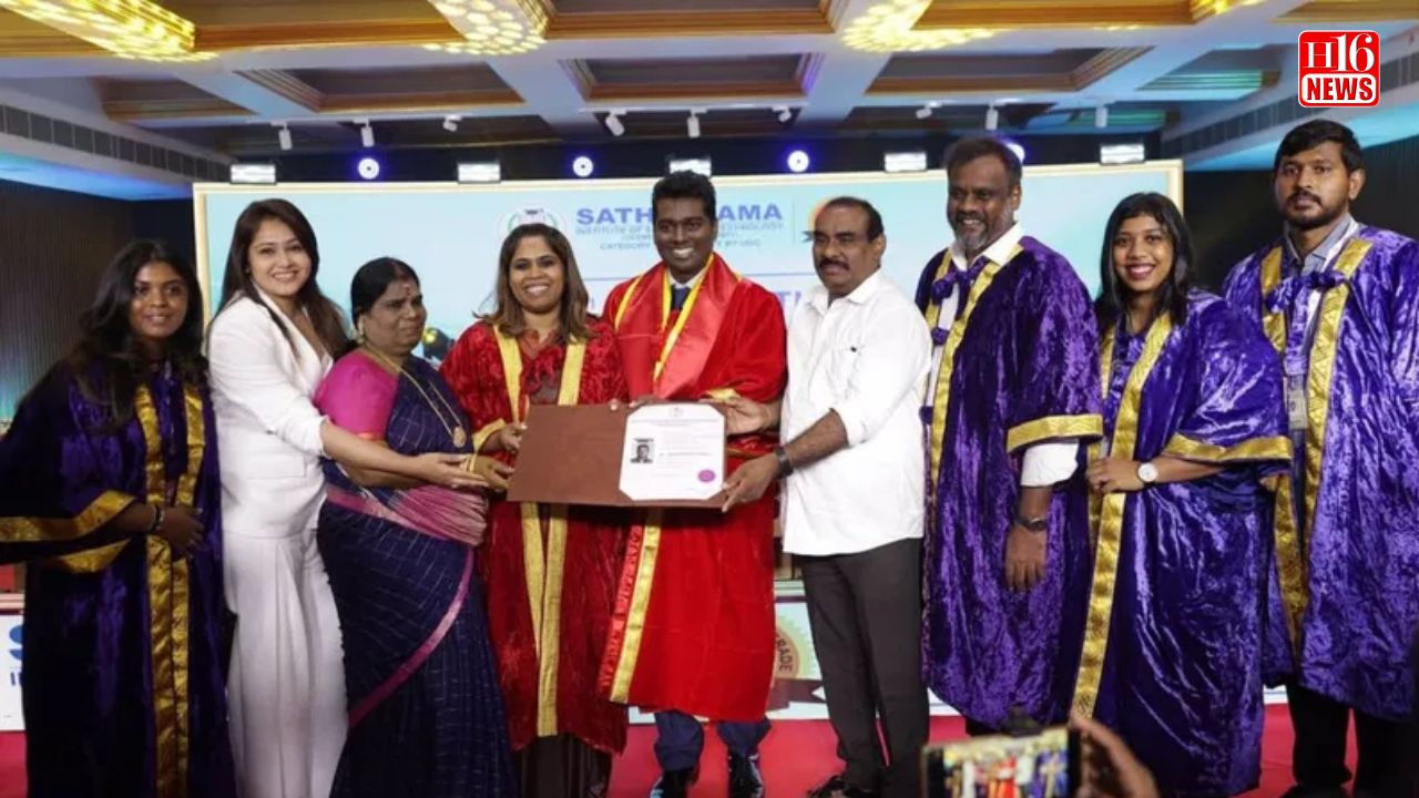 Atlee receives honorary doctorate, reflects on cinematic journey